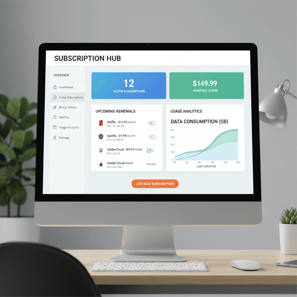 إدارة الاشتراكات سهلة