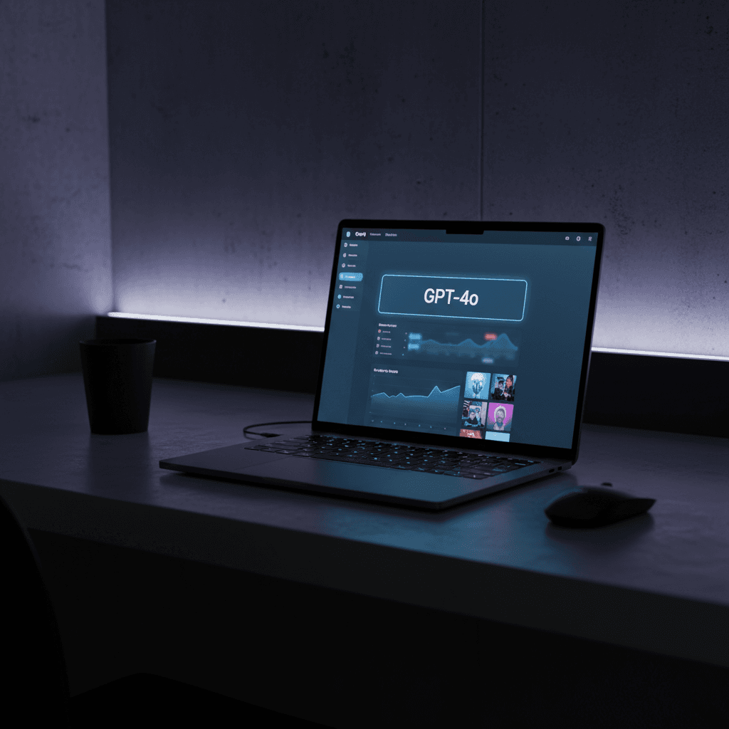 واجهة ChatGPT Plus على شاشة حاسوب