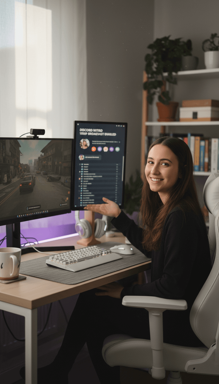 مستخدم Discord Nitro يستمتع بميزات البث العالي