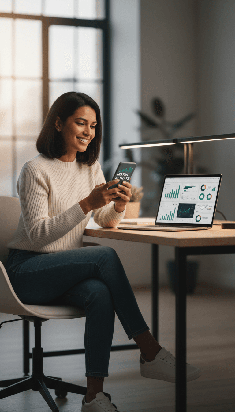 شخص يستخدم تطبيق ChatGPT على هاتفه الذكي