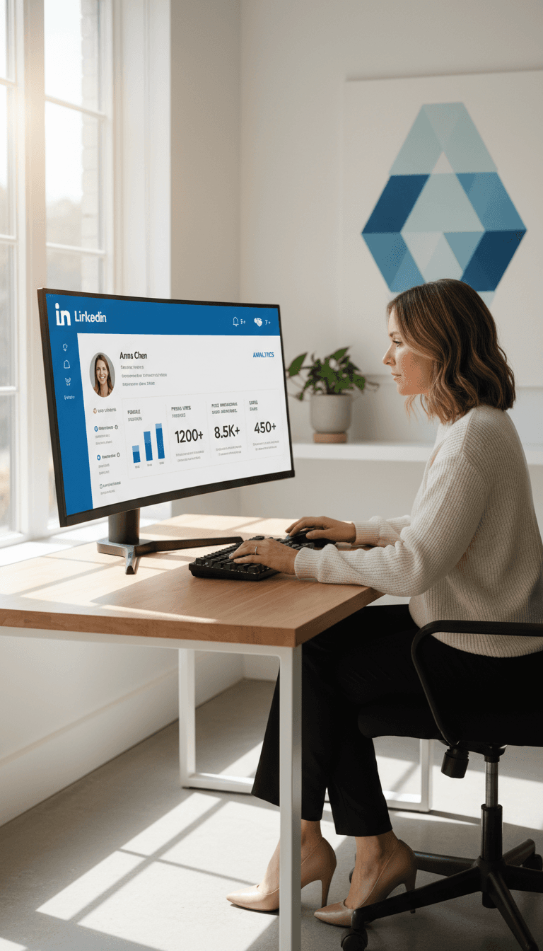 متخصص يستخدم لينكدان بريميوم لتطوير شبكته المهنية